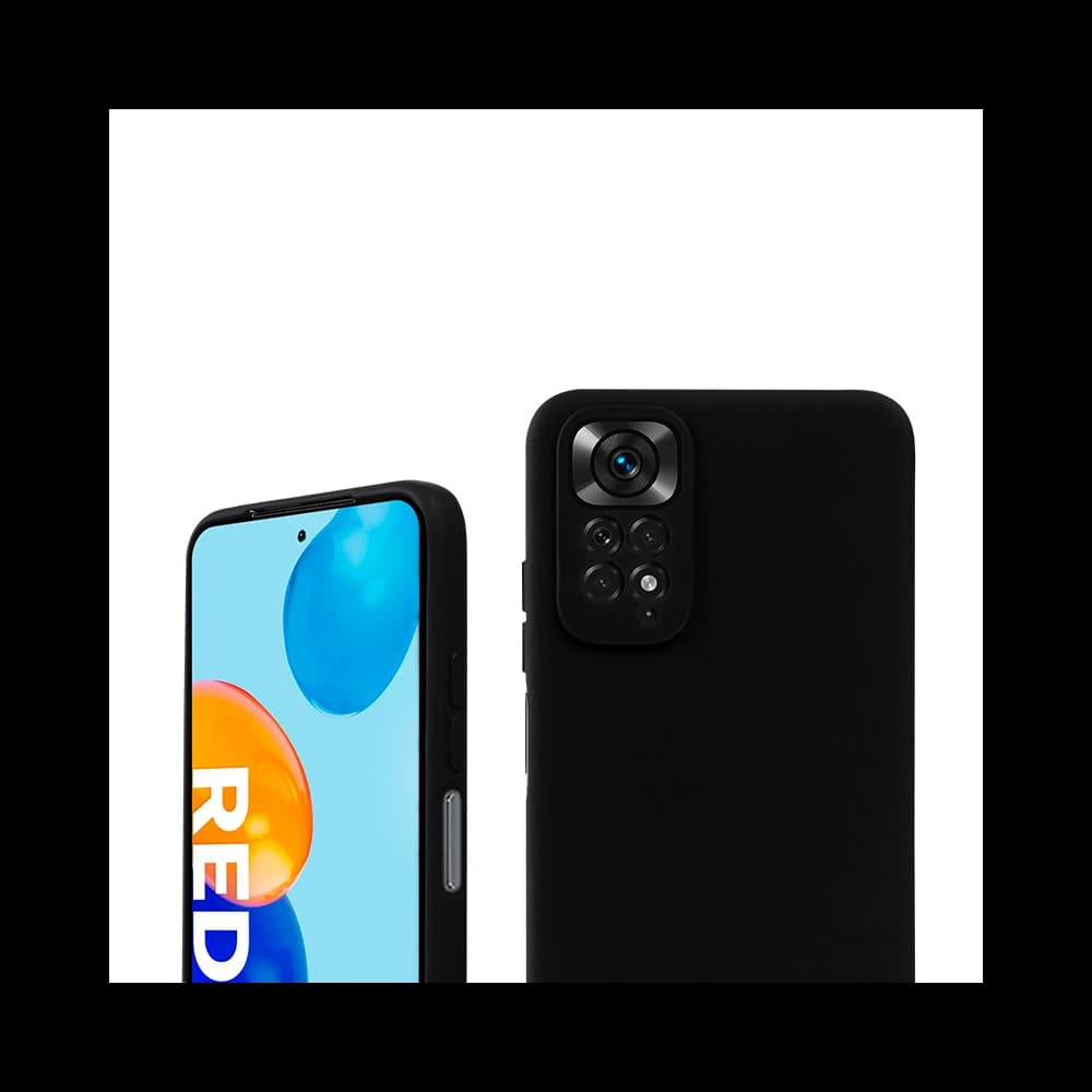 Etui Crong színes borító Xiaomi Redmi Note 11/11S (fekete) - 5