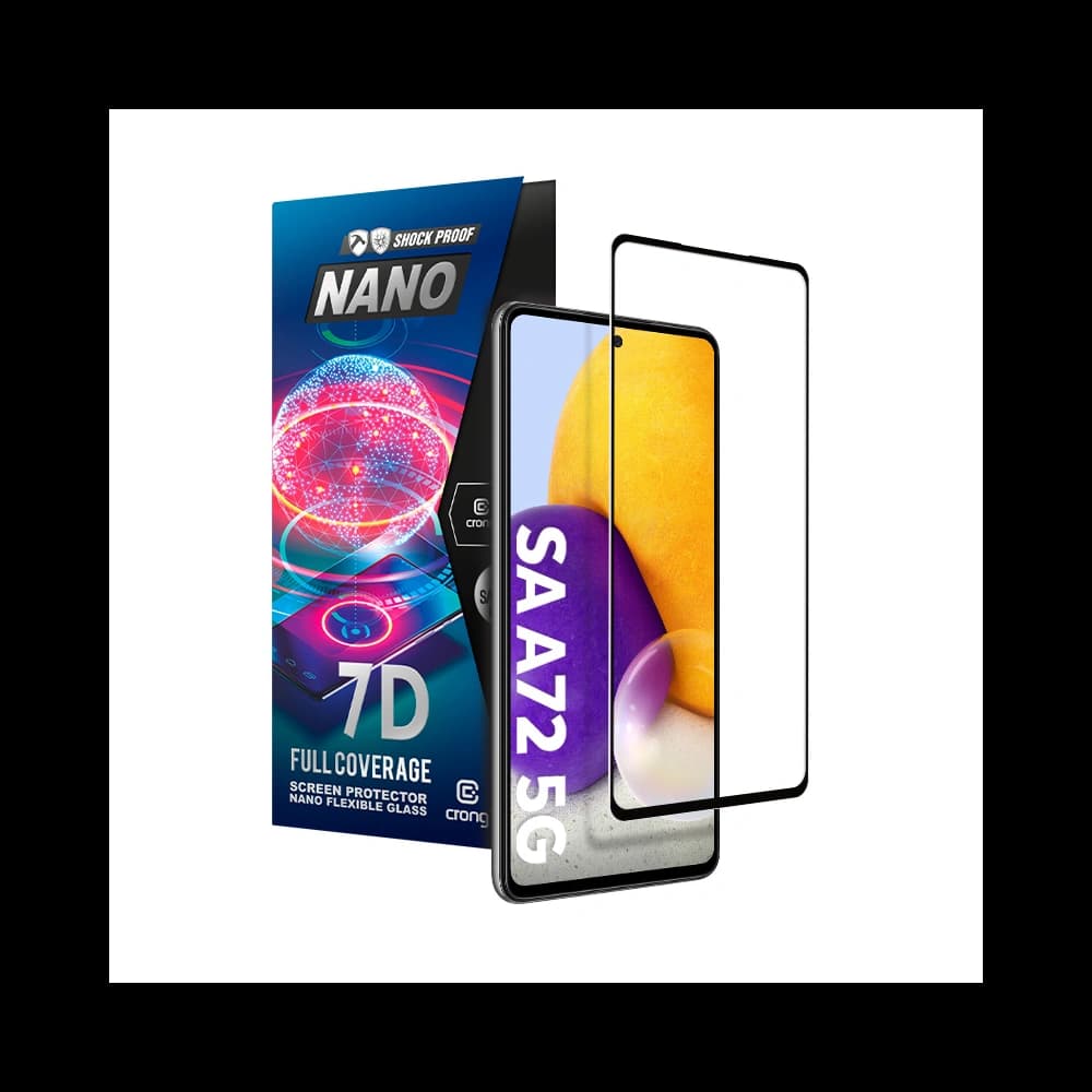 Hybriertes Glas Crong 7D Nano Flexibles Glas Samsung Galaxy A72 - 1
