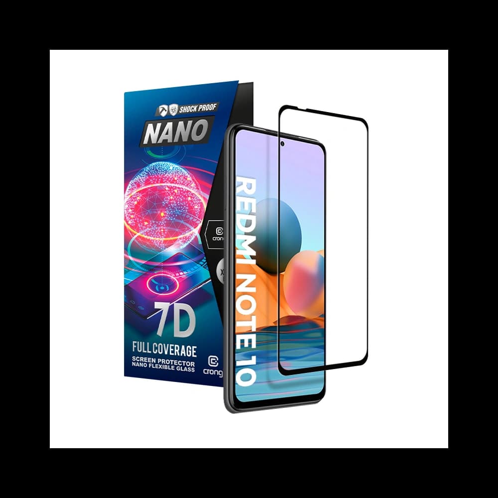 Sticlă hibridă Crong 7D Nano Flexible Glass Xiaomi Redmi Note 10 5G - 1