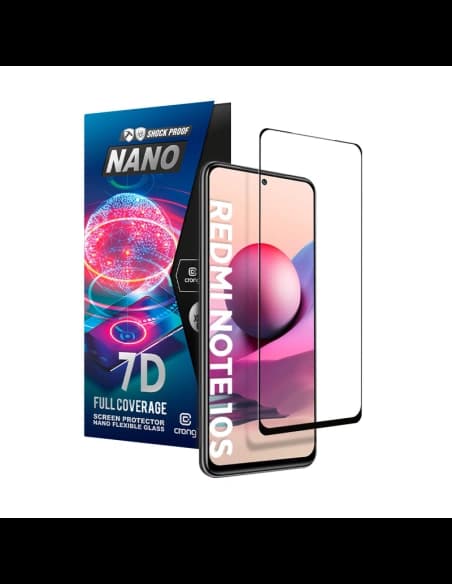 Hybriertes Glas Crong 7D Nano Flexibles Glas Xiaomi Redmi Note 10S