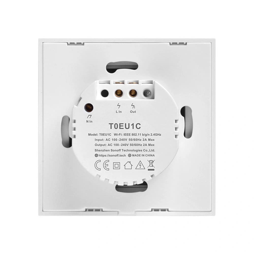 Touch-WiFi-Lichtschalter Sonoff T0 EU TX (1-Kanal) - 4