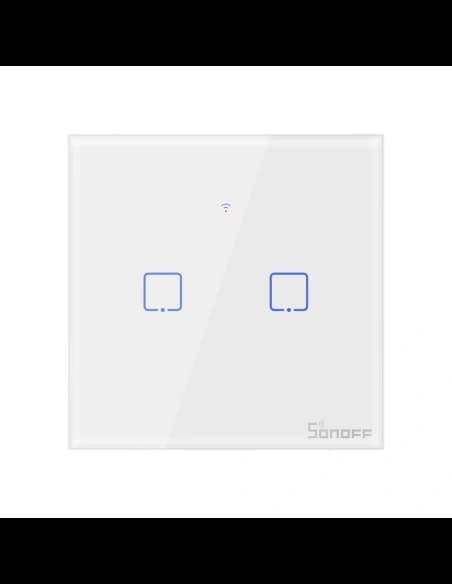 Touch WiFi-Lichtschalter Sonoff T0 EU TX (2-Kanal)