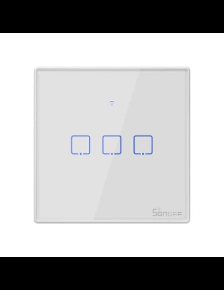 Berührbarer WLAN + RF 433 Lichtschalter Sonoff T2 EU TX (3-Kanal)