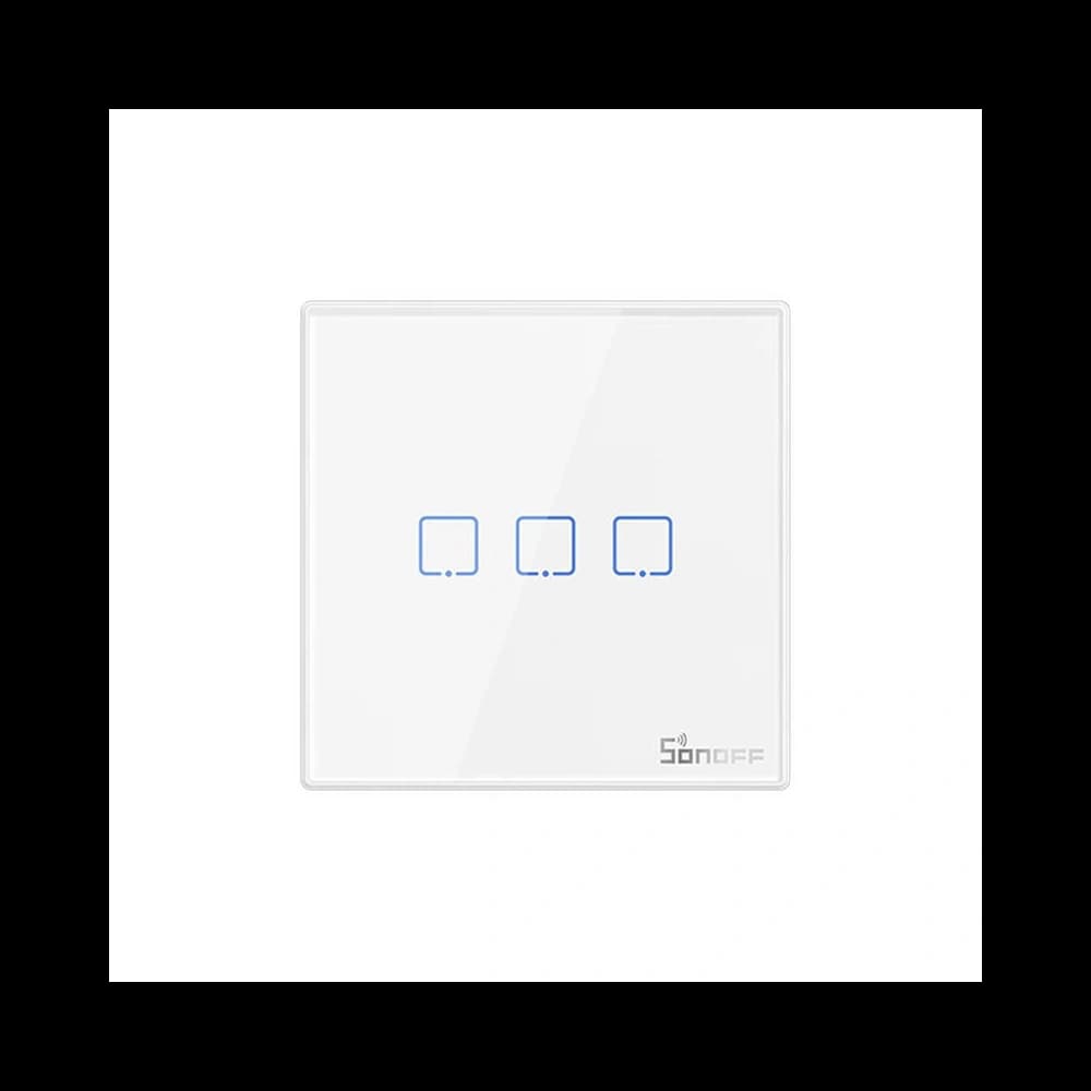 Wireless Light Switch Sonoff 433MHz T2EU3C-RF (3-channel) - 1
