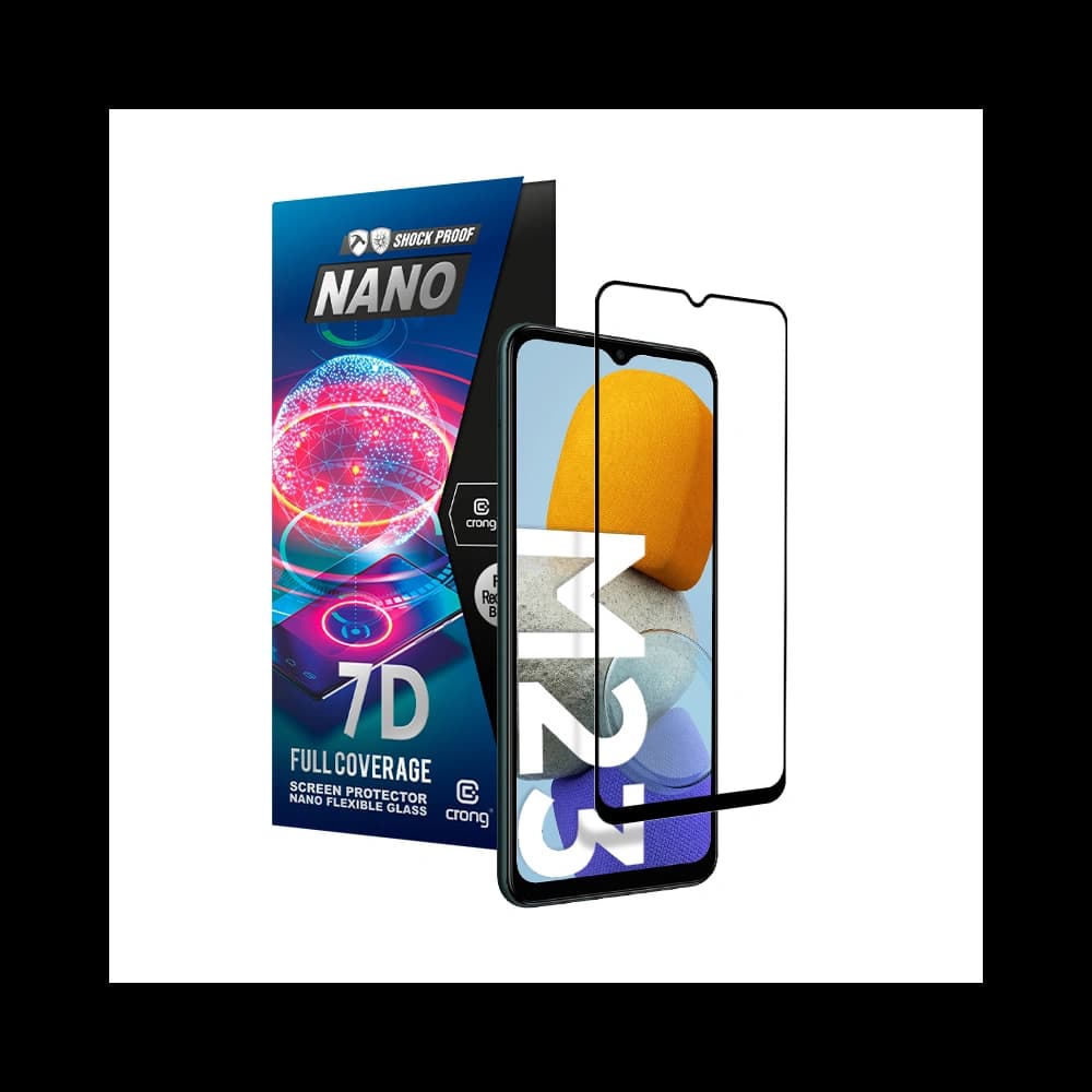 Hybridní sklo Crong 7D Nano Flexible Glass Samsung Galaxy M23 5G - 1
