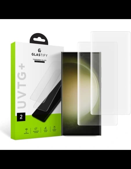 Sticlă securizată Glastify UVTG+ Samsung Galaxy S23 Ultra Clear [2 PACK]