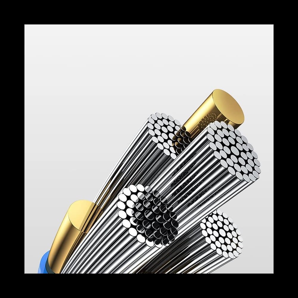 Kabel Joyroom 4w1 USB-C/USB-A - USB-C/Lithtning Quick Charge Power Delivery 3 A 60 W 1,8 m grün (S-1830G3) - 10