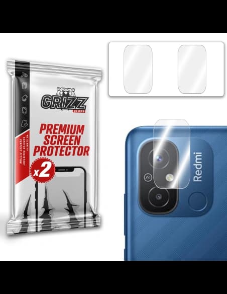 Glas für die Kamera GrizzGlass HybridGlass Kamera für Xiaomi Redmi 12C