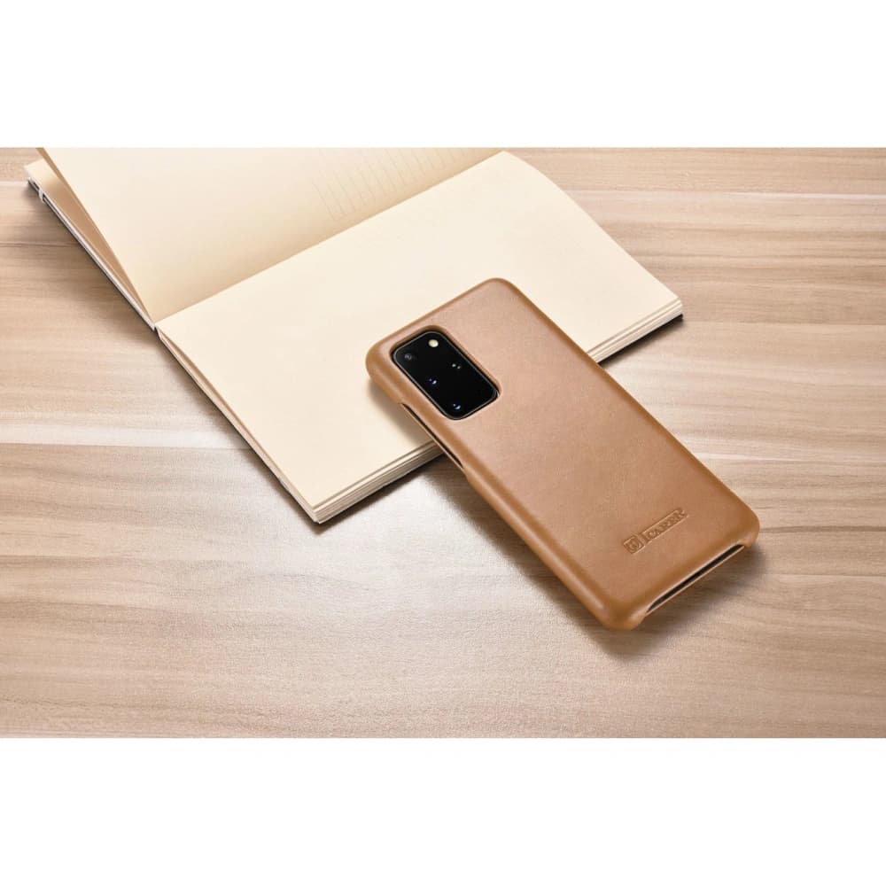 Etui iCarer Curved Edge Vintage Folio Samsung Galaxy S20+ Plus khaki - 10