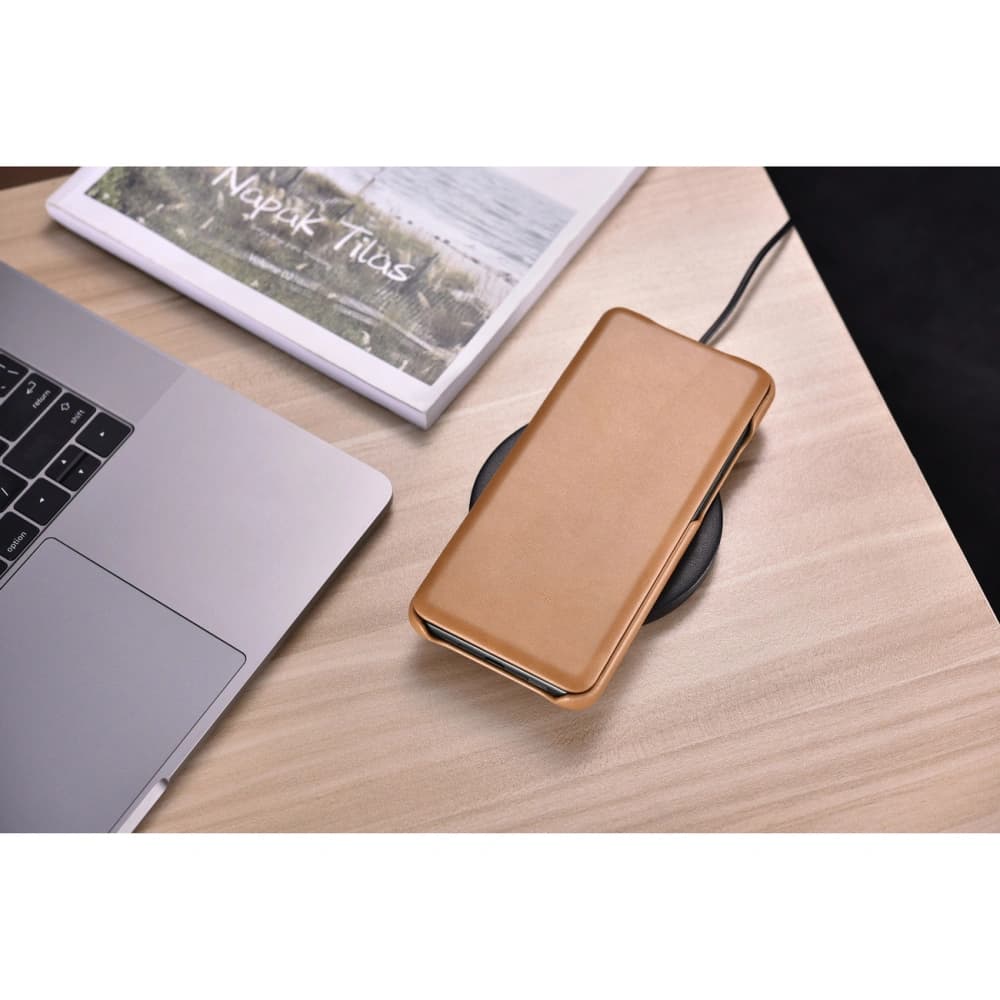 Husă iCarer Curved Edge Vintage Folio Samsung Galaxy S20 Ultra khaki - 10