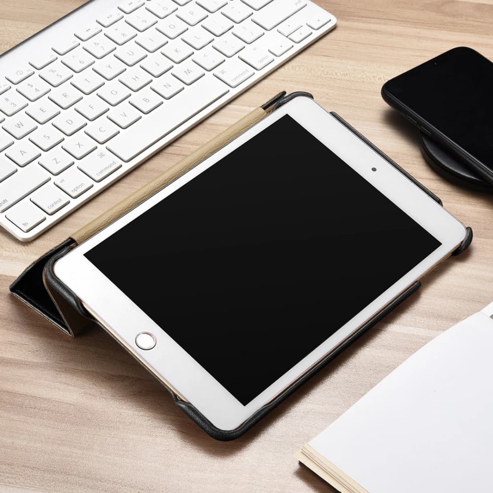 Etui iCarer bőrtok Apple iPad mini 7.9 2019 (5. generáció) fekete - 16