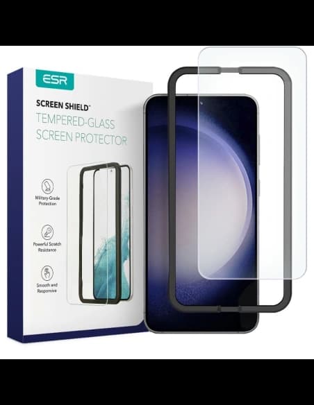 Edzett üveg ESR képernyővédő Samsung Galaxy S23 átlátszó
