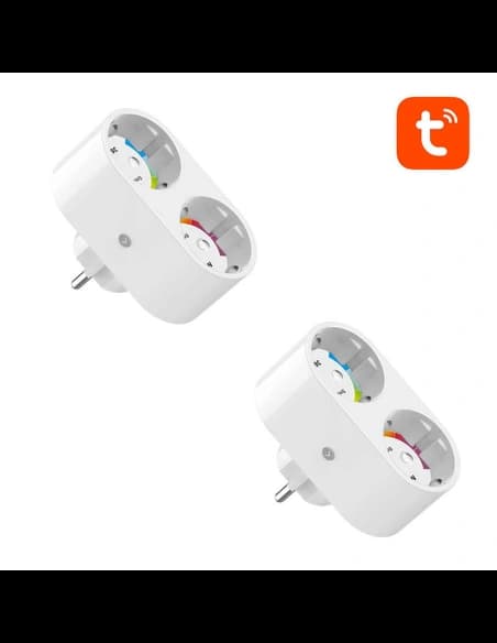Kettős intelligens WiFi aljzat Gosund SP211 3500W Tuya [2 PACK]