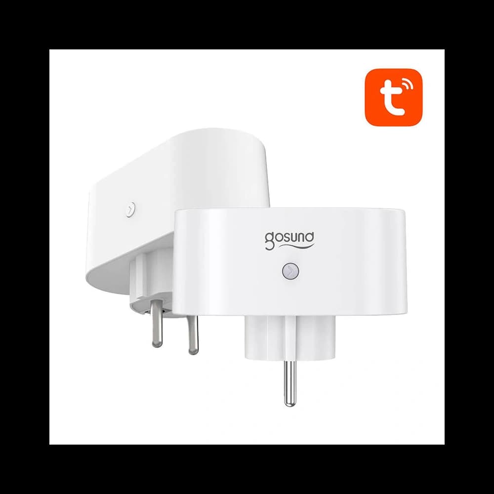 Kettős intelligens WiFi aljzat Gosund SP211 3500W Tuya [2 PACK] - 2