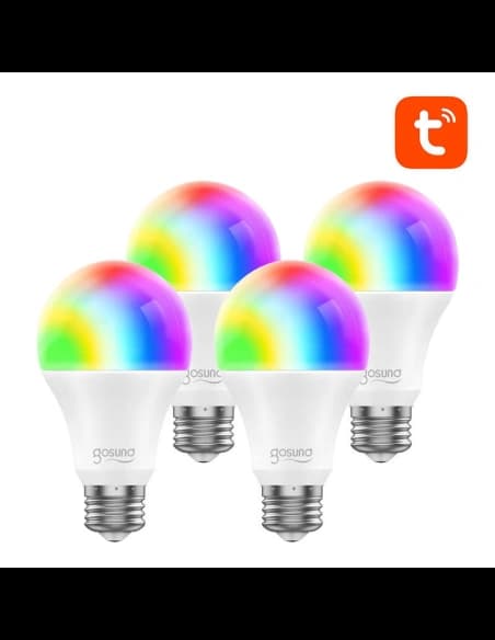 Smart žárovka LED WB4 Gosund (RGB) E27 Tuya [4 PACK]
