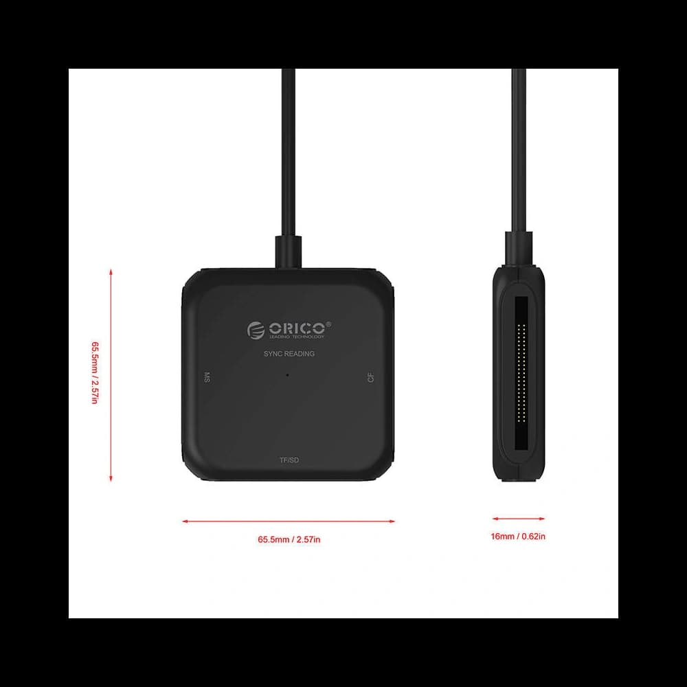 Orico Card reader 4in1 USB 3.0 (black) - 3