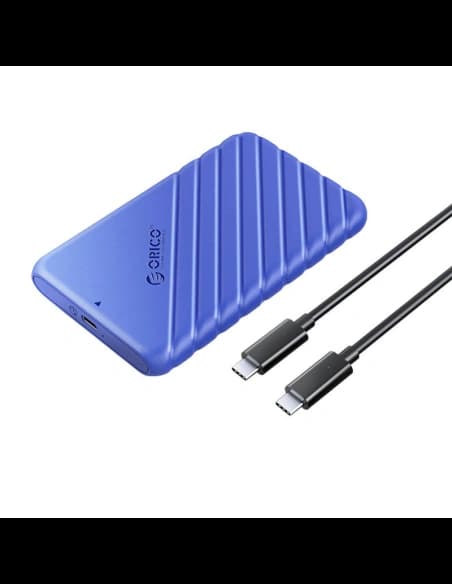 Obal na HDD/SSD 2,5 palce Orico, 6 Gbps, USB-C 3.1 Gen1 (modrý)