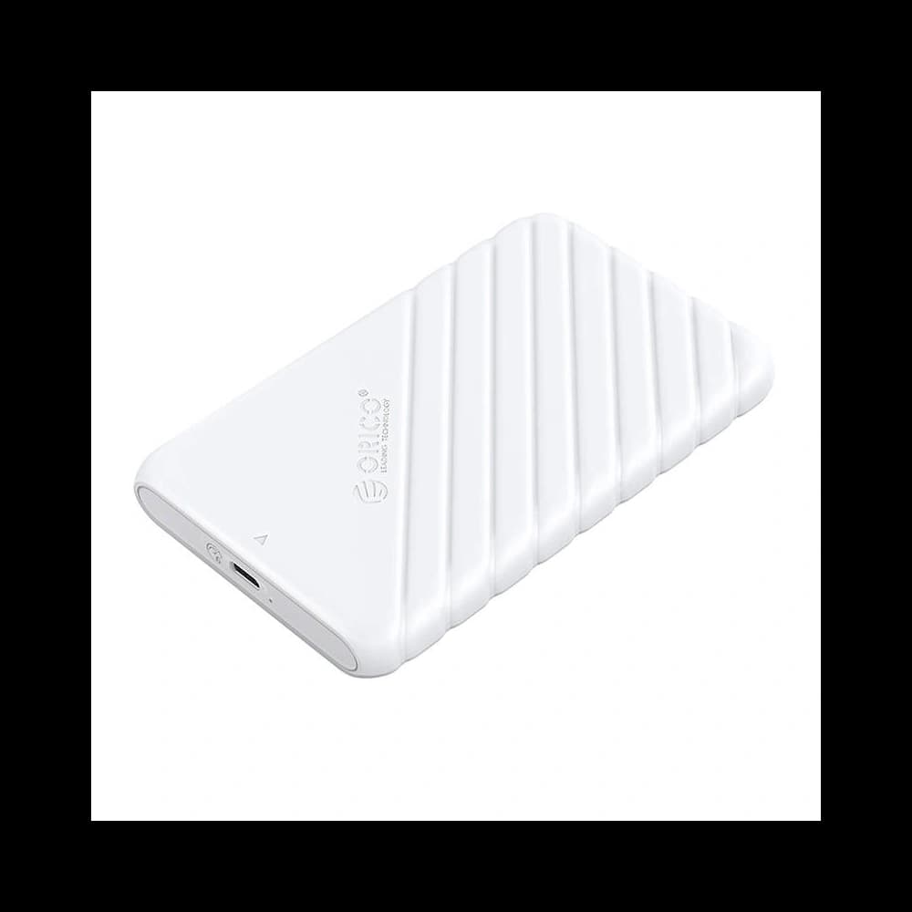 HDD/SSD 2,5 colos ház Orico, 6 Gbps, USB-C 3.1 Gen1 (fehér) - 1