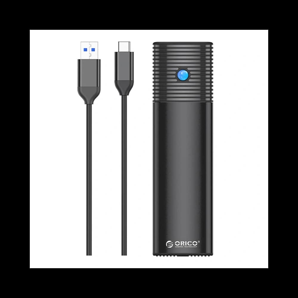 M.2 SATA külső ház, Orico PWM2-BK-EP, USB-C, 5Gbps (fekete) - 1