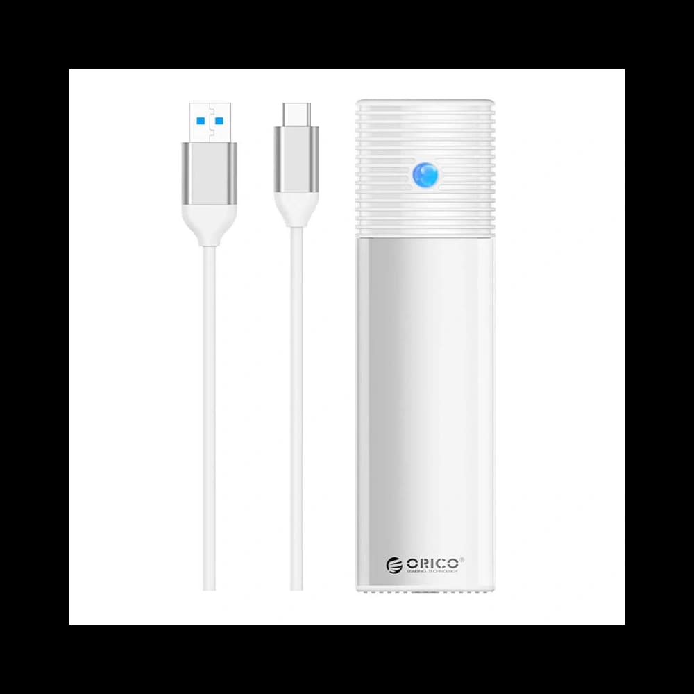 Orico PWM2-WH-EP External Drive Enclosure M.2 SATA USB-C, 5Gbps (silver) - 1