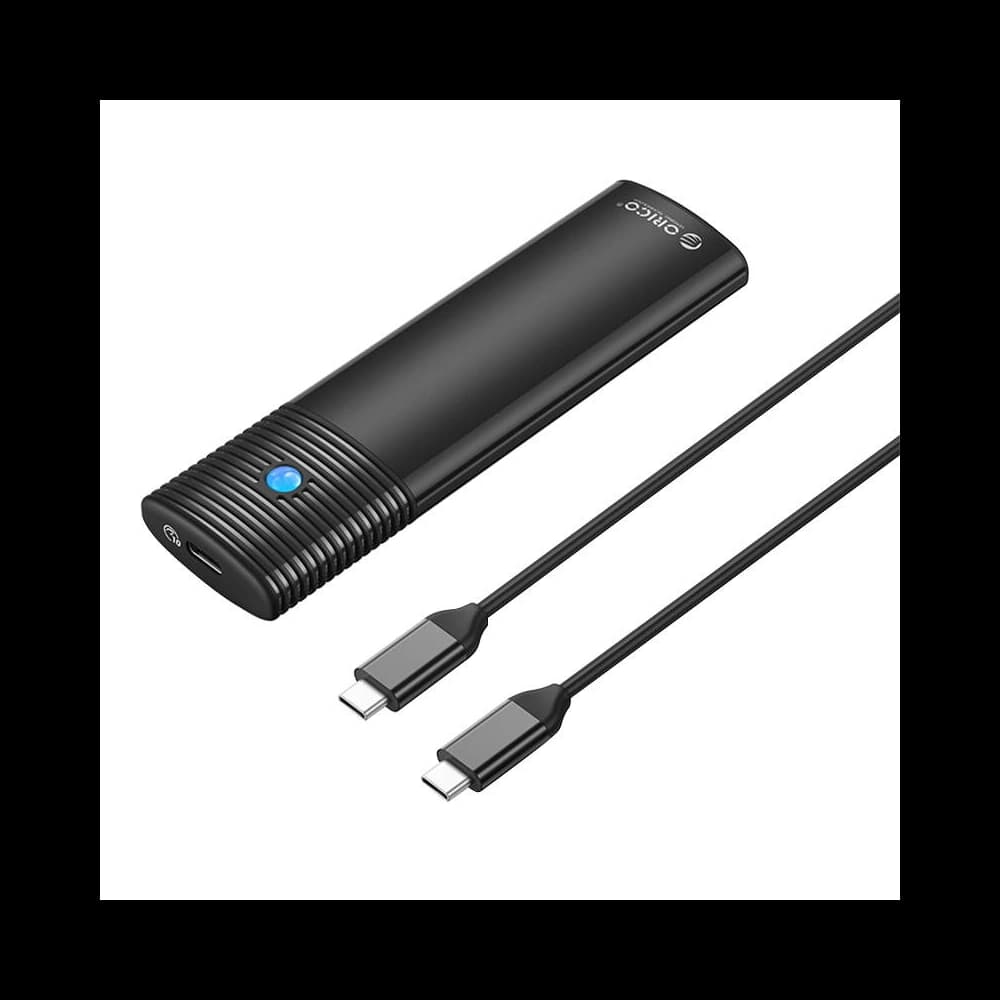 Obal disku M.2 SATA/NVMe, Orico PWDM2-G2-BK-EP, USB-C, 10Gbps (černý) - 2