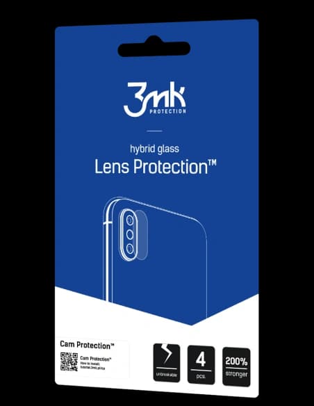 Hibrid üveg fényképezőgép objektívhez 3MK Lens Protect Samsung Galaxy A14 5G [4 PACK]