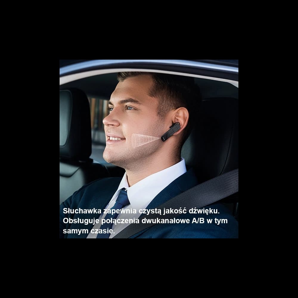 Bluetooth-Headset USAMS 5.0 BT2 schwarz BHUBT201 (USAMS-BT2) - 3