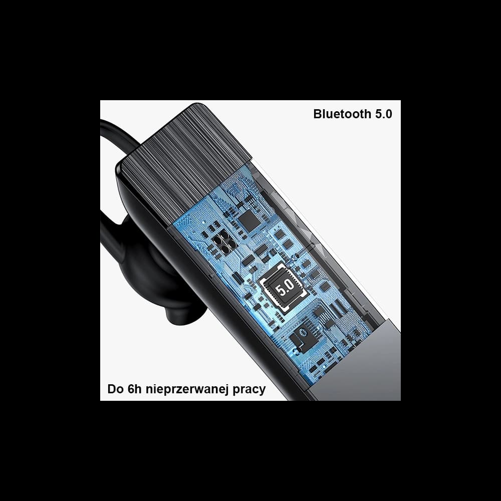 Bluetooth-Headset USAMS 5.0 BT2 schwarz BHUBT201 (USAMS-BT2) - 5