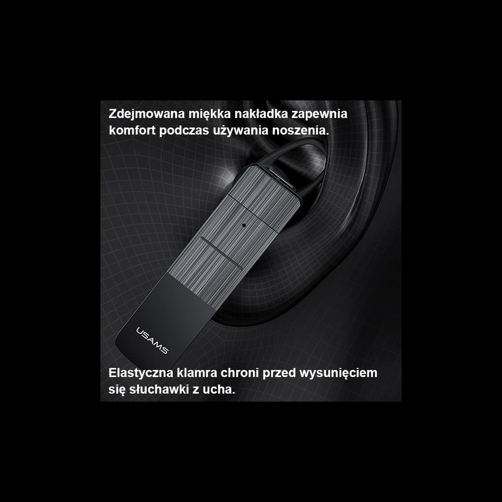Bluetooth-Headset USAMS 5.0 BT2 schwarz BHUBT201 (USAMS-BT2) - 6