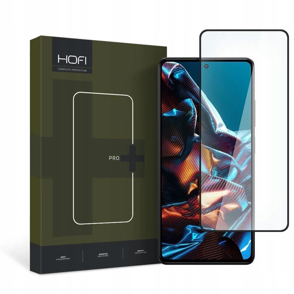 Hofi Xiaomi Gehärtetes Glas Glas Pro+ Redmi Note 12 Pro/Poco X5 Pro 5G Schwarz - 1