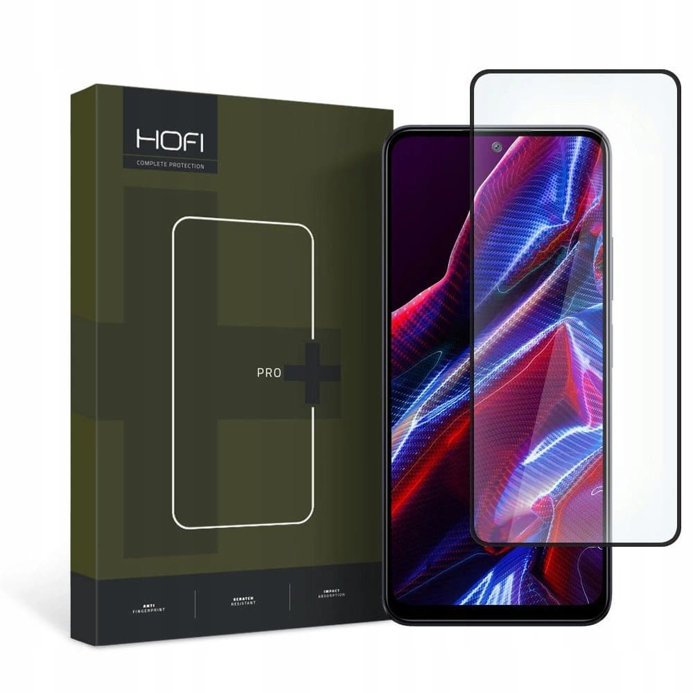 Hofi Glass Pro+ Xiaomi Redmi Note 12/Poco X5 5G Black - 1