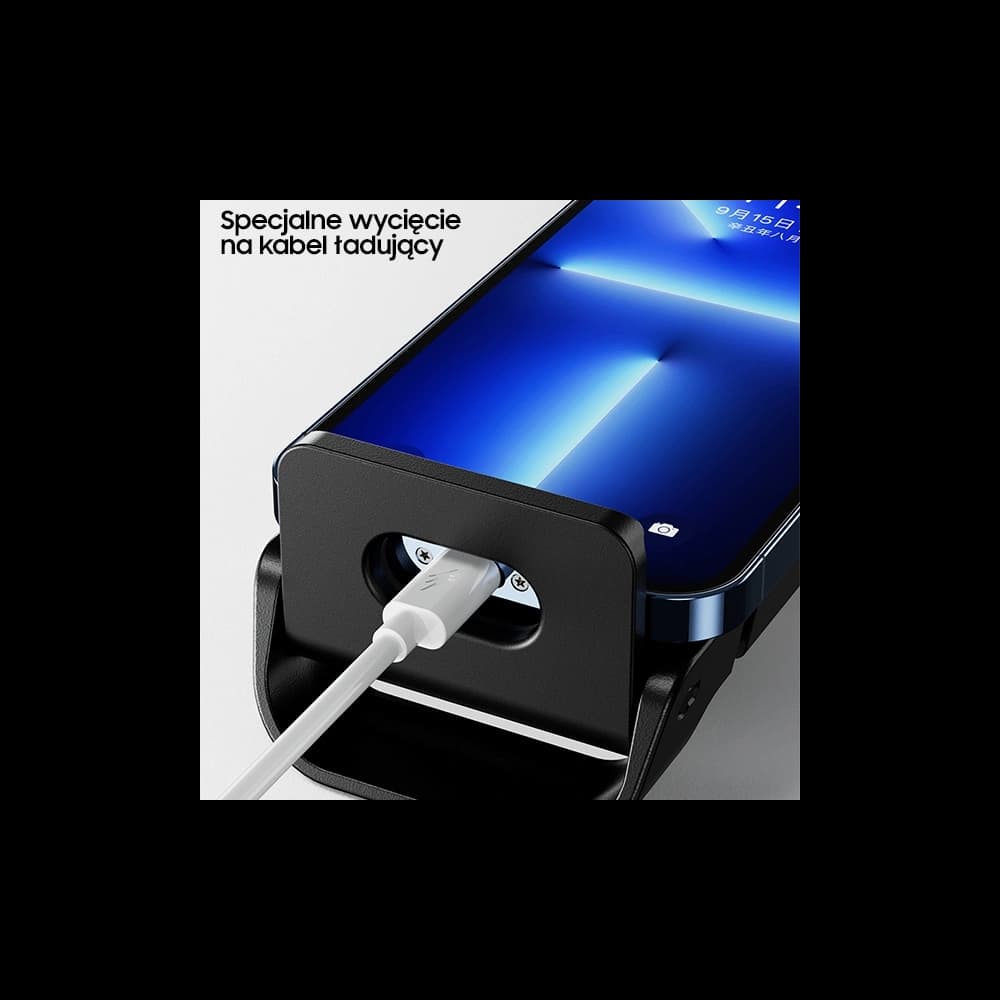 Držák na hlavovou opěrku AWEI X40 černý/black - 8