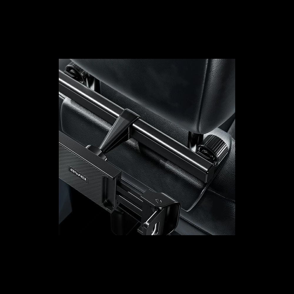 Držák na hlavovou opěrku AWEI X40 černý/black - 9