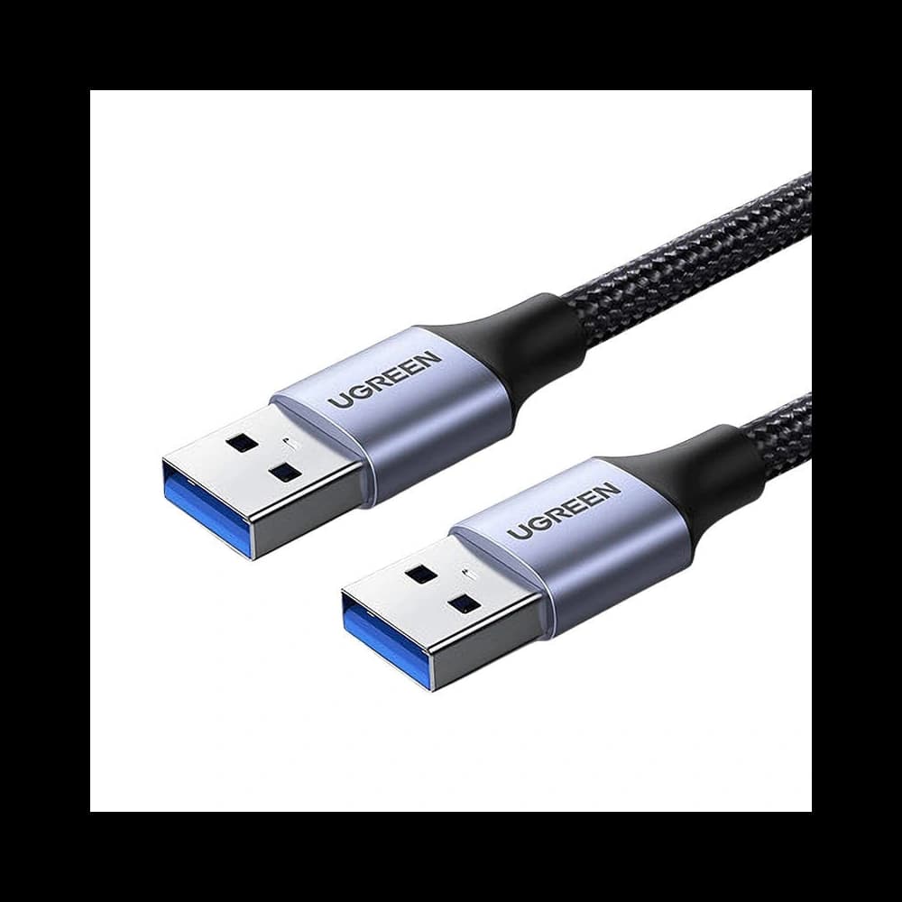 Kabel UGREEN USB-A/USB-A USB 3.0 2A, 1m (černý) - 1