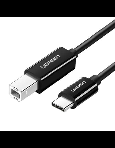UGREEN US241 USB-C/USB-B Druckerkabel, 1m (schwarz)