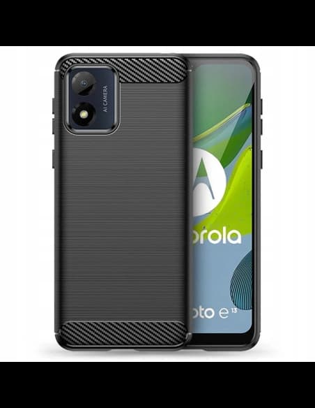 Tech-Protect TPUCarbon Motorola Moto E13 Black