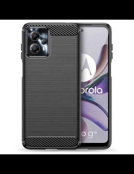 Tech-Protect Gehäuse TPUCarbon Motorola Moto G13/G23 Schwarz