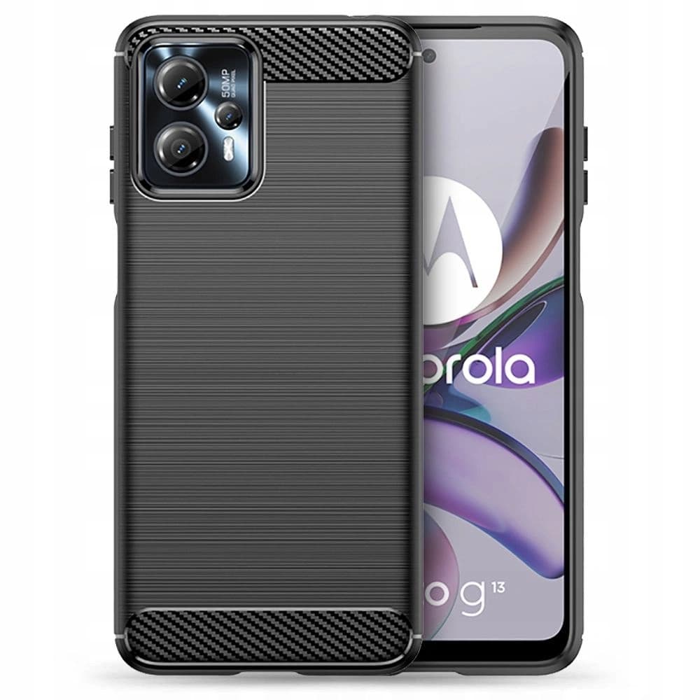 Etui Tech-Protect TPUCarbon Motorola Moto G13/G23 černé - 1