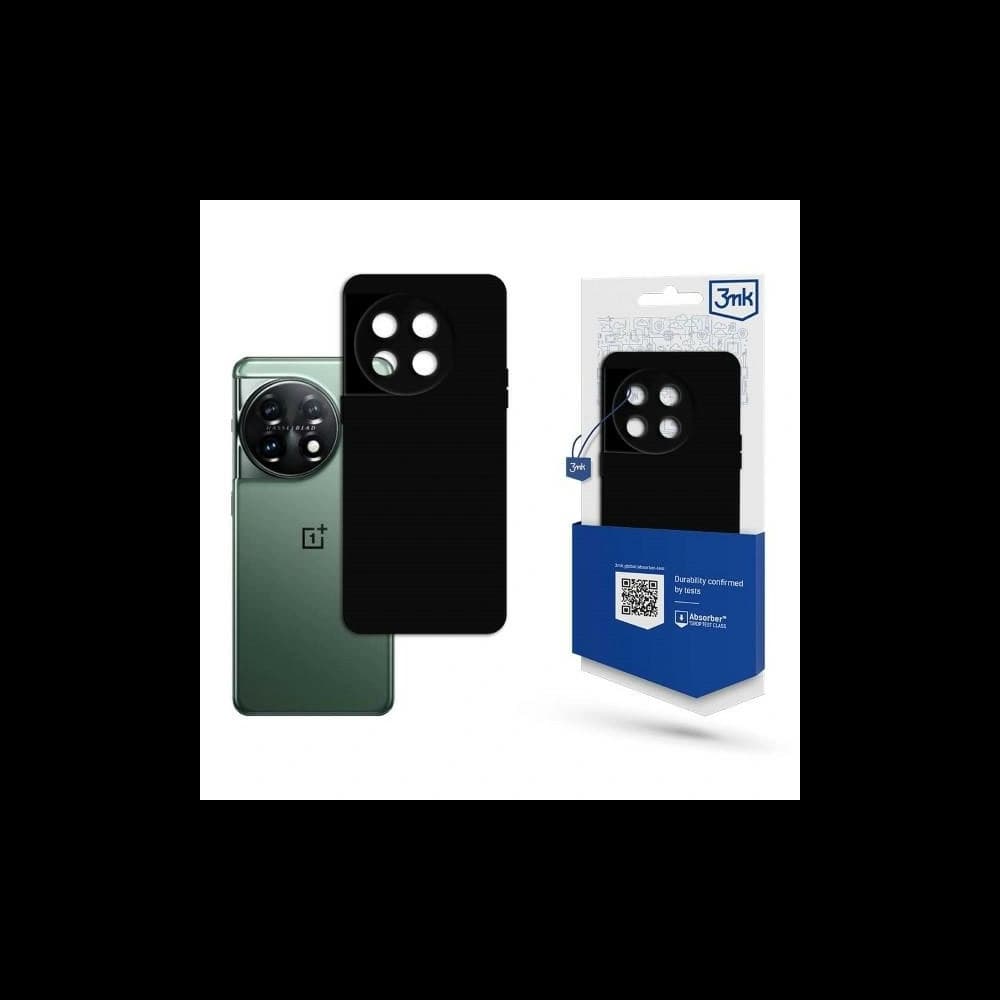 Etui 3MK Matt Case OnePlus 11 5G fekete - 1