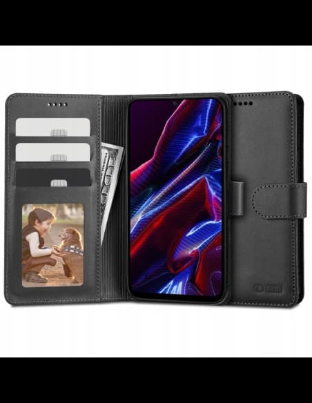 Tech-Protect Xiaomi Tasche Wallet Redmi Note 12/POCO X5 5G Schwarz