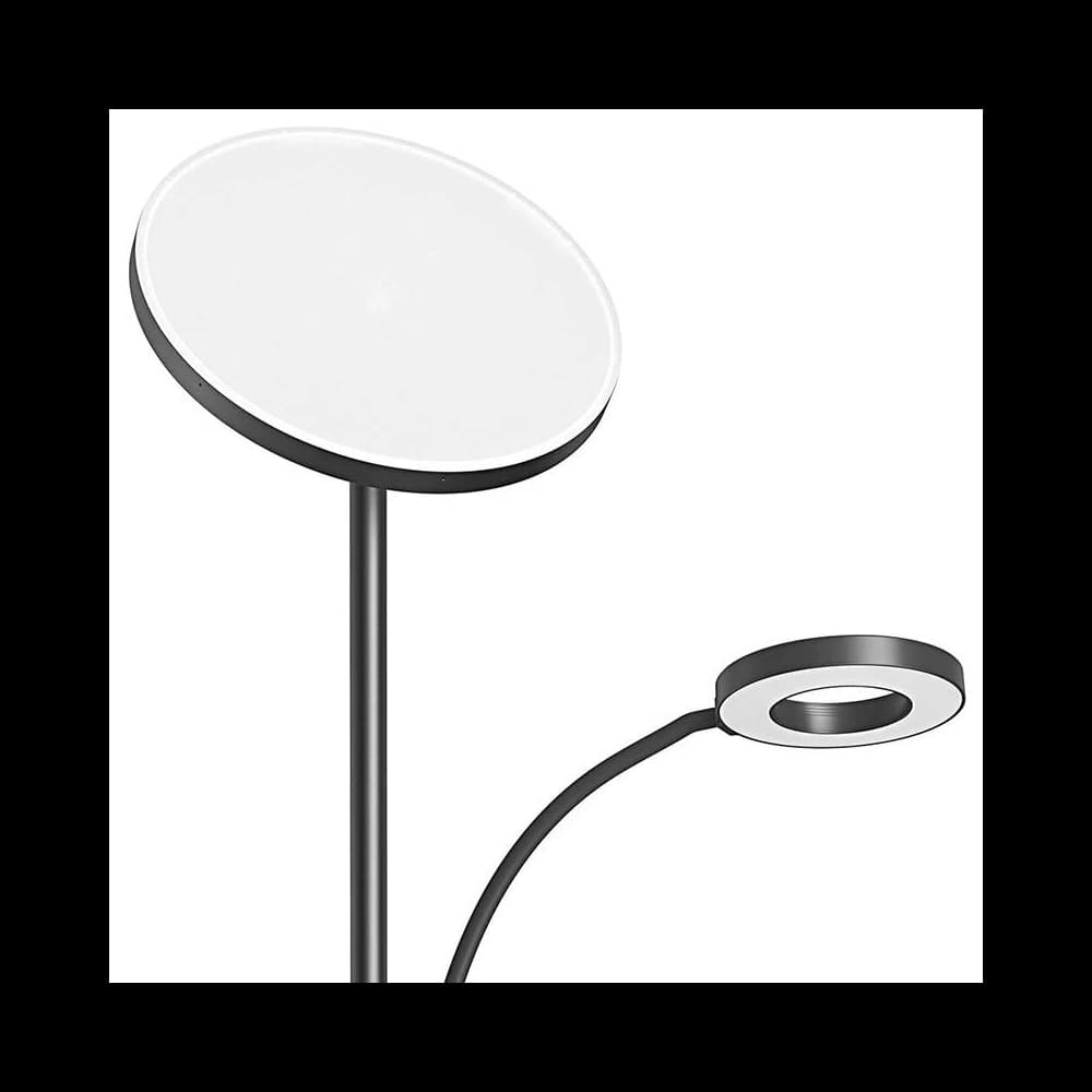 Doppel-Stehleuchte mit Fernbedienung Blitzwolf BWL-FL-0001 36W (schwarz) - 2