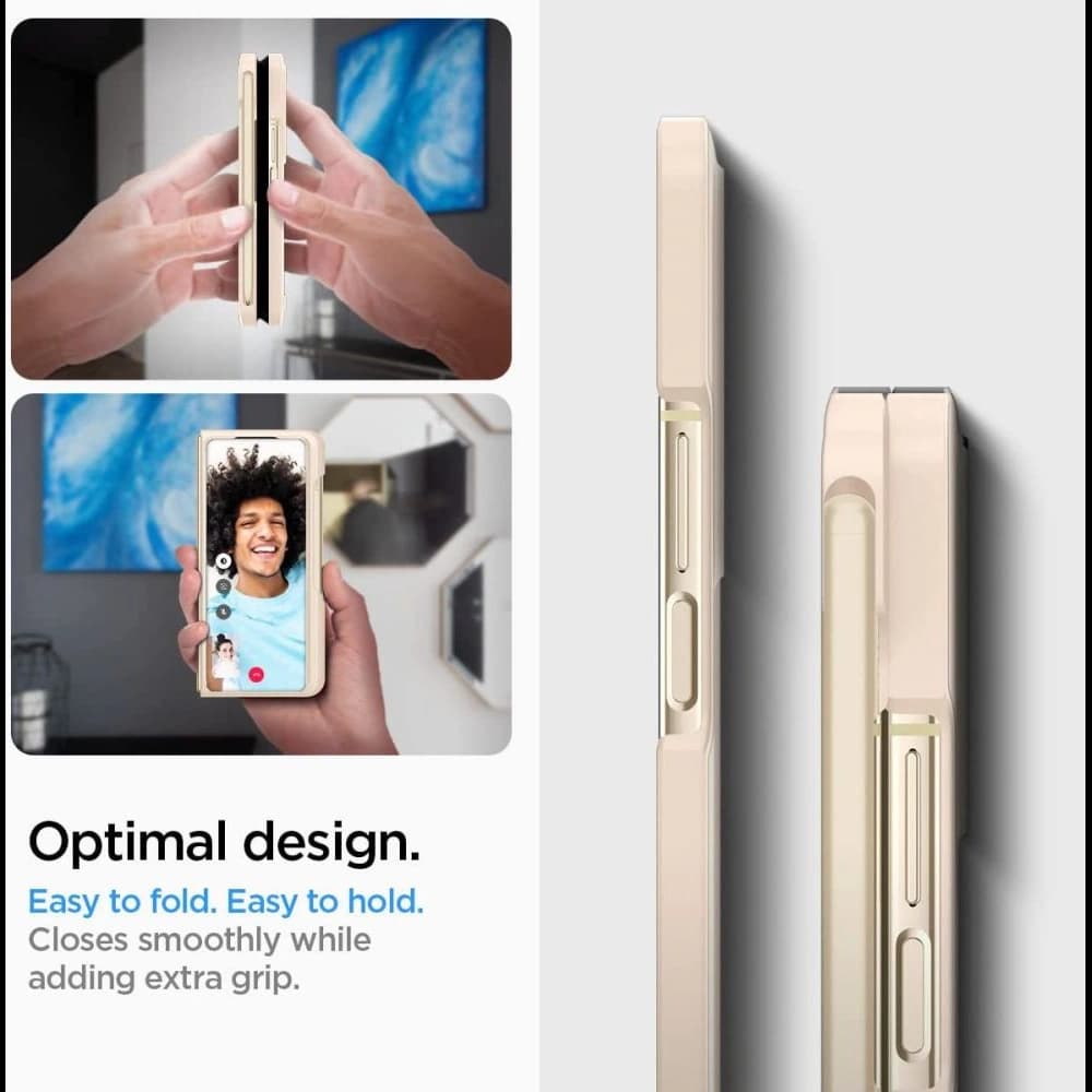 Spigen Thin Fit Pen Samsung Galaxy Z Fold 4 Pearled Ivory - 9