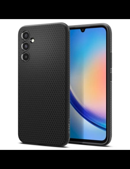 Spigen Samsung Gehäuse Liquid Air Galaxy A34 5G Mattschwarz