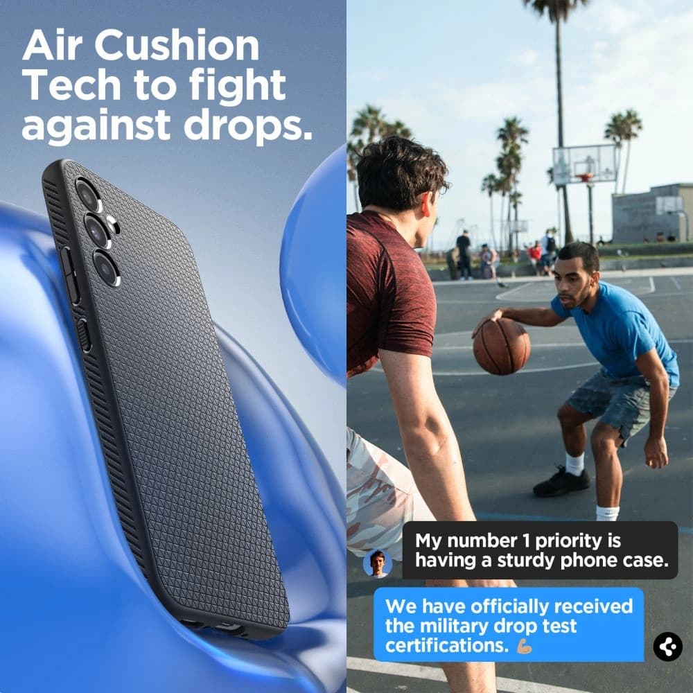 Etui Spigen Liquid Air Samsung Galaxy A34 5G Negru Mat - 11