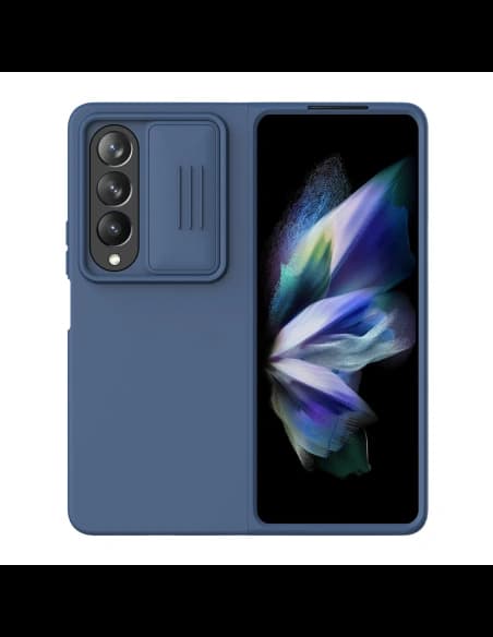 Case Nillkin CamShield Silky Silicone Samsung Galaxy Z Fold 4 blue