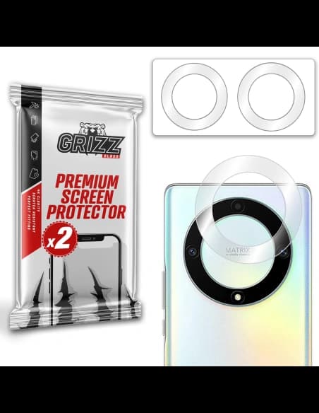 GrizzGlass Kameraglas HybridGlass Kameraglas für Honor Magic5 Lite