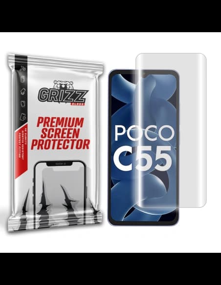 Hidrogél fólia GrizzGlass Hydrofilm Xiaomi Poco C55-hez
