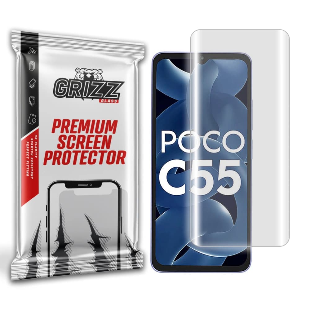 Folie hydrogelové GrizzGlass Hydrofilm pro Xiaomi Poco C55 - 1