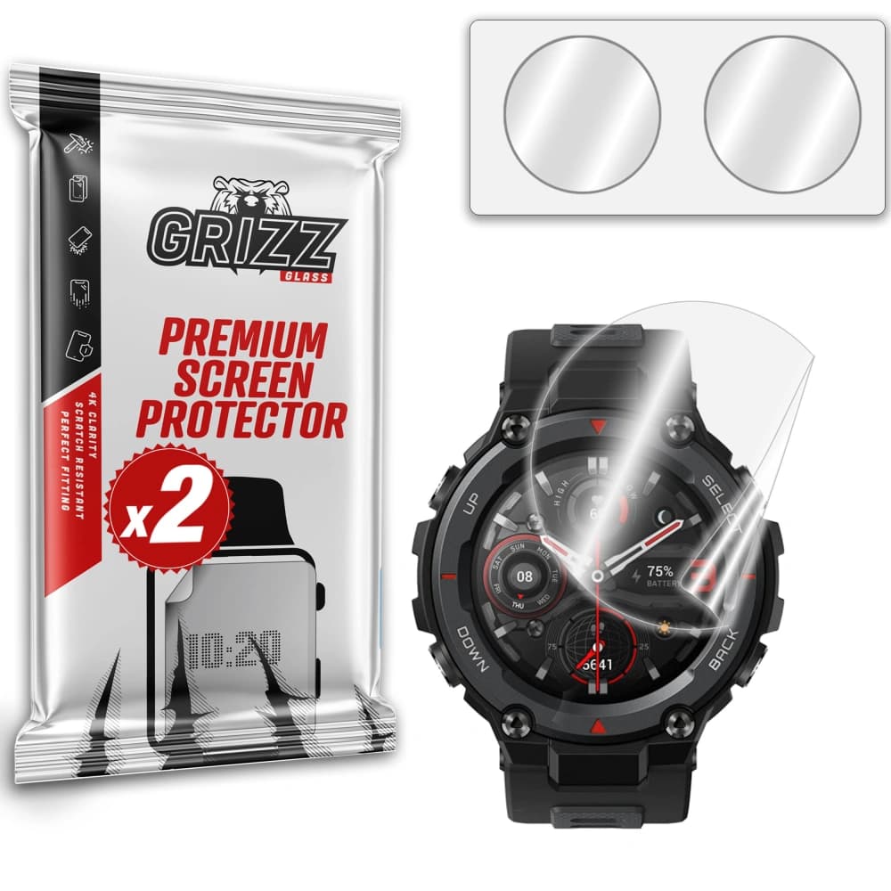 GrizzGlass Keramikfolie CeramicFilm für Amazfit T-Rex Pro - 1