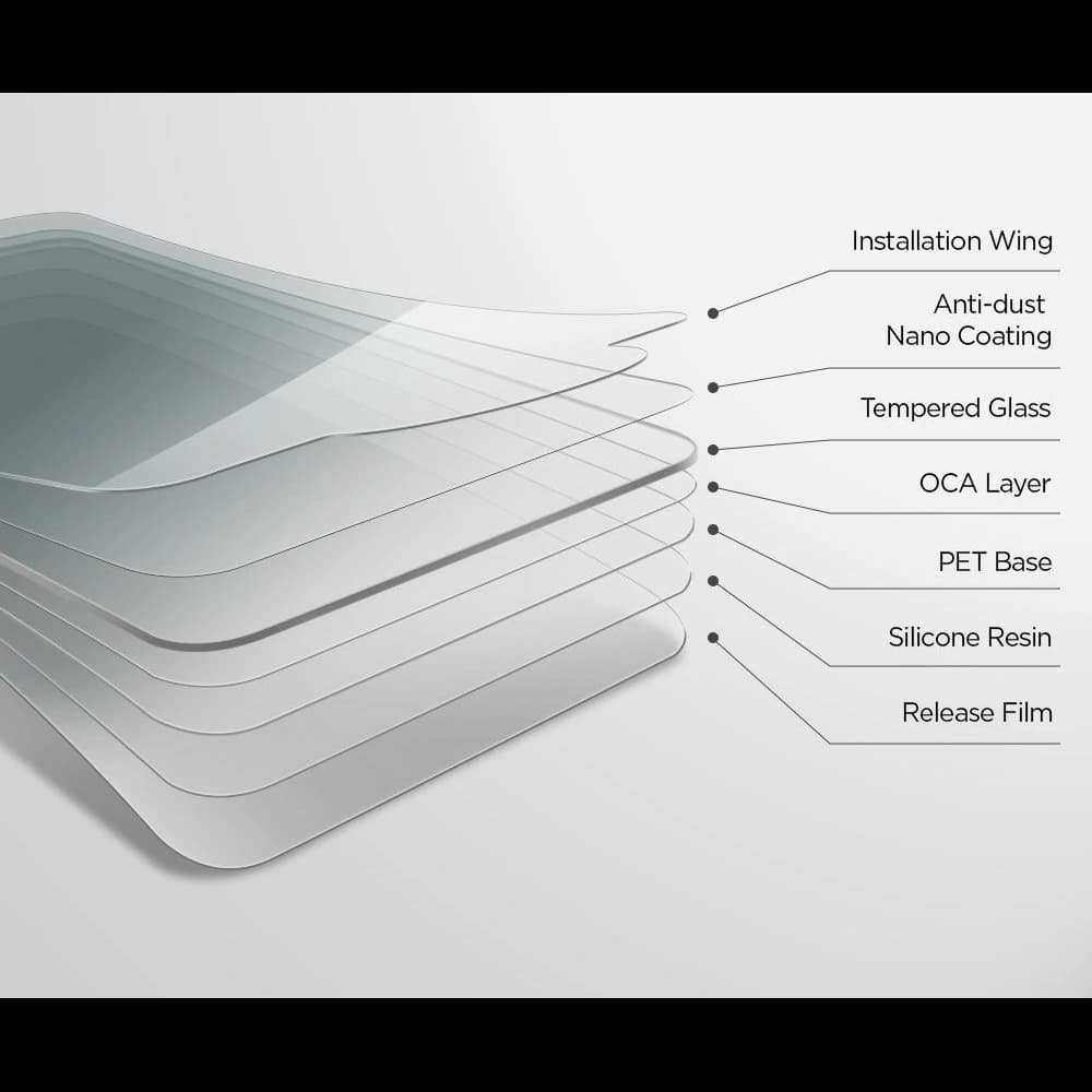 Gehärtetes Glas Spigen GLAS.tR Slim Apple iPhone XS/X - 6